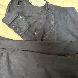 Men’s black rag & bone slim straight leg Jean sz 28